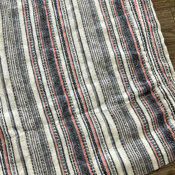 NWT Knox Rose Belted Linen Blend Pants Wide Leg Loose Striped High Rise XXL - Picture 2 of 10